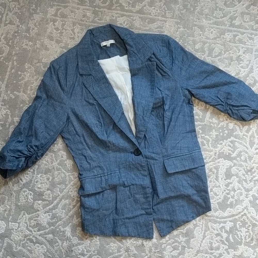 Chambray Blazer